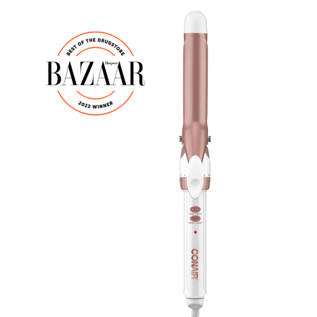 Conair Double Ceramic Curling Iron, 1", Rose Gold, CD701GN