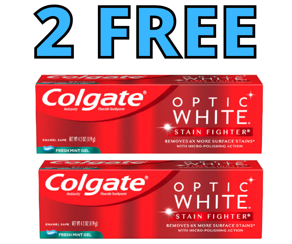 Two Free Colgate Toothpaste At Walgreen’s