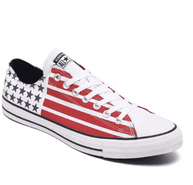 Macys Converse Sale! Star Stars And Stripes Low Top Casual Sneakers Just .50!