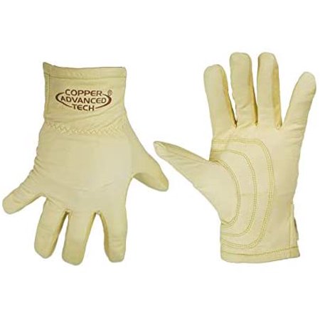 Copper Advanced Tech Work gloves | Premium Goatskin Leather, Extreme Flexibility, Safety Work Gloves, Medium