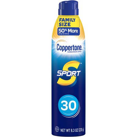 Coppertone Sport Sunscreen Continuous Spray SPF 30, 8.3 oz