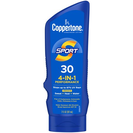 Coppertone Sport Sunscreen Lotion, SPF 30 Sunscreen, 7 Fl Oz