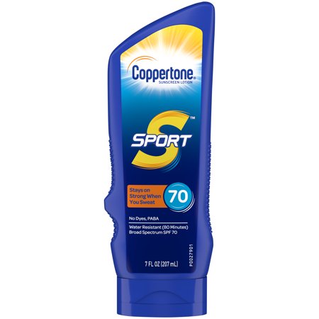 Coppertone Sport Sunscreen Lotion SPF 70, 7 fl oz.