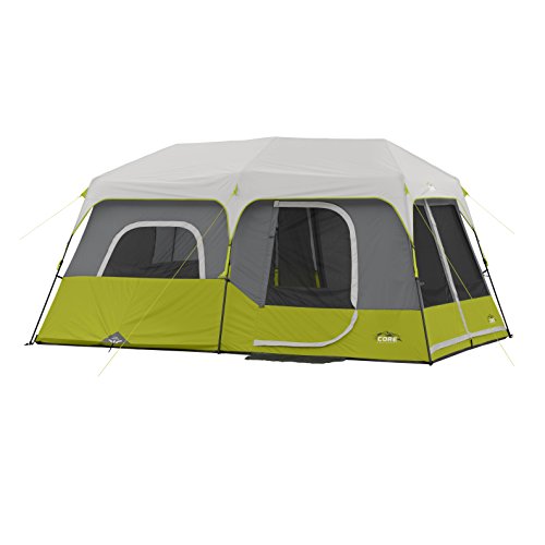 Core 9 Person Instant Cabin Tent - 14' x 9', Green (40008) HOT DEAL AT AMAZON!