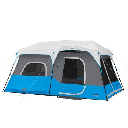 Core Equipment 14' x 9' Lighted Instant Cabin Tent, Sleeps 9