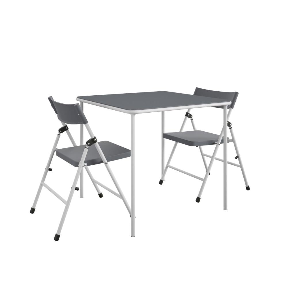 Cosco 24-in x 24-in 3-Piece Indoor Steel Folding Kids Table and Chair Set