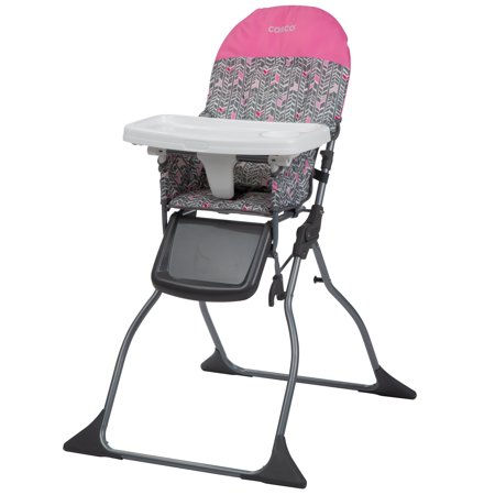 Cosco Simple Fold Full Size High Chair with Adjustable Tray, Lula