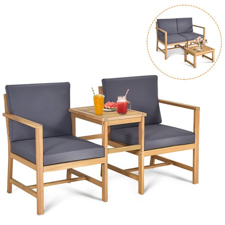 Costway 3PCS Patio Table Chairs Set! HUGE PRICE DROP!!