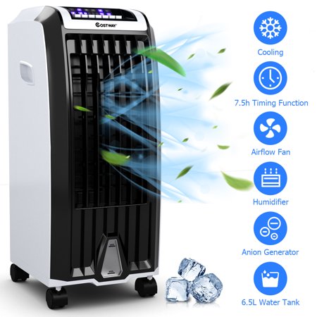 Costway Evaporative Portable Air Conditioner Cooler Fan Anion Humidify with Remote Control HOT DEAL AT WALMART!