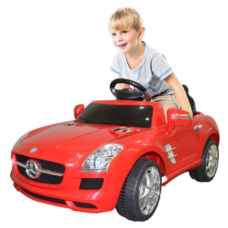 Costway Red 6 V Mercedes-Benz SLS Powered Ride-On