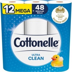 Cottonelle Ultra CleanCare Toilet Paper - Mega, 12 ct