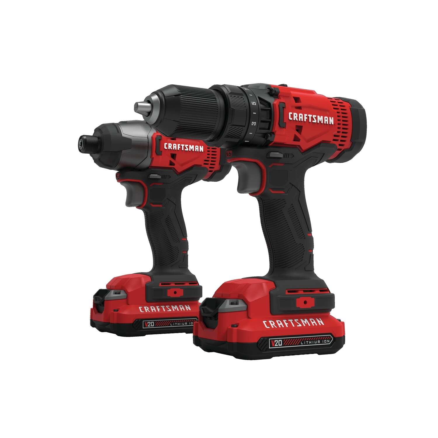 Craftsman MAX 20 V Cordless Brushed 2 Tool Drill/Driver and Impact Driver Kit on Sale At VigLink Optimize Merchants