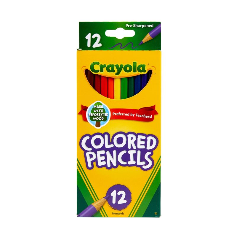 Crayola 12ct Kids Pre-Sharpened Colored Pencils on Sale At Target - Back To School Deal