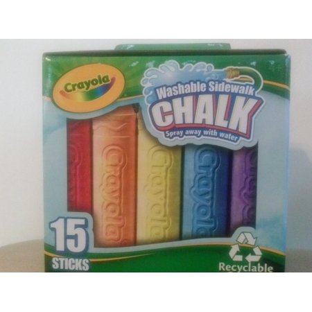 Crayola 15-piece Sidewalk Chalk Set