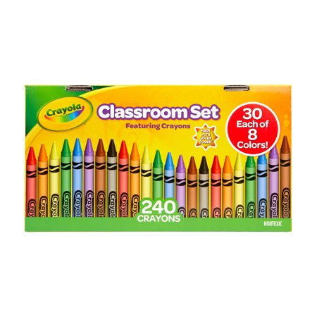 Crayola Classroom Set Crayons, Teacher Supplies, 240 Count