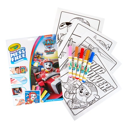 Crayola Color Wonder Paw Patrol Mess Free Coloring Set, 18 Pages, Beginner Child