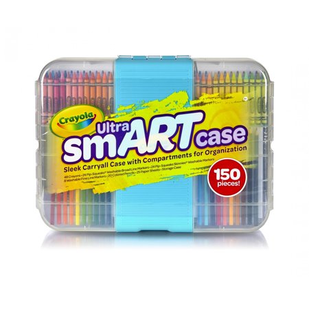 Crayola Ultra Smart Case, Coloring And Art Supplies, Gift For Kids, 150 Pieces