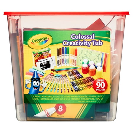 Crayola Colossal Creativity Tub, Art and Craft Supplies  - WALMART!