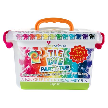 Create Basics Tie Dye Party Tub & Kit