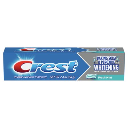 Crest Cavity Protection Toothpaste, Whitening Baking Soda, Fresh Mint, 2.4 oz