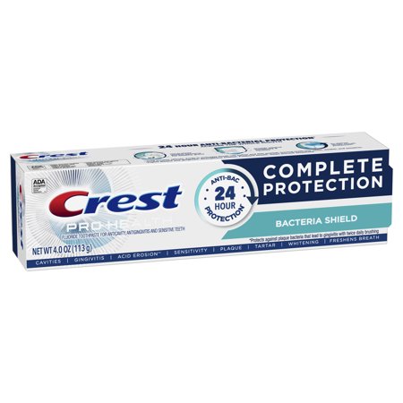 Crest Pro-Health Antibacterial Toothpastes, Unflavored, 4 oz
