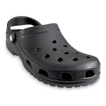 Crocs Unisex Classic Clog | Comfortable Slip on Casual Water Shoe, Black, Men's and Women's