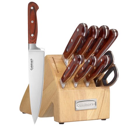 Cuisinart 10 Piece Professional Series Pakka Wood Cutlery Block Set