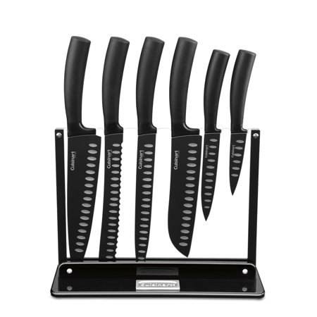 Cuisinart C77NS-7P 7-Piece Non-Stick Edge Collection Cutlery Set with Acrylic Stand