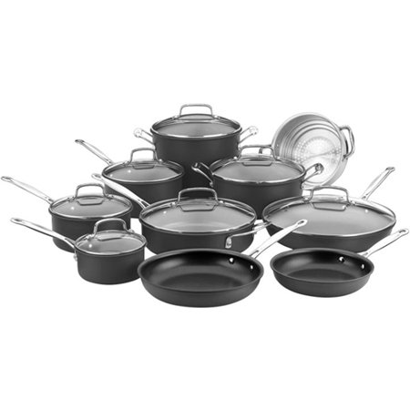 Cuisinart - Chef's Classic 17-Piece Cookware Set - Black