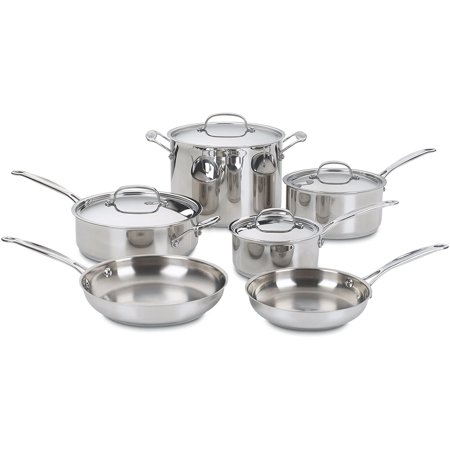 Cuisinart Chef's Classic Stainless Steel Cookware Set | 10-Piece