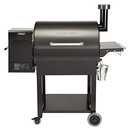 Cuisinart CPG-700 Grill and Smoker, 52"x24.5"x49.3", Deluxe Wood Pellet Grill & Smoker