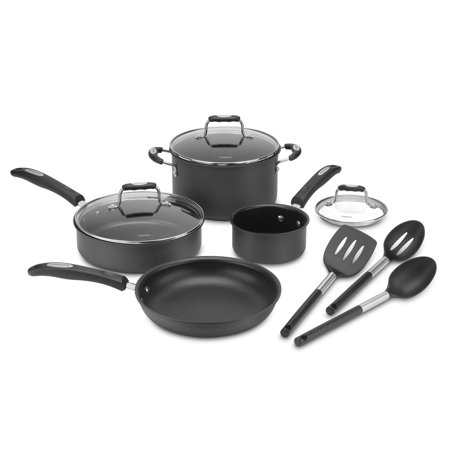 Cuisinart Hard Anodized 10 Piece Cookware Set On Sale