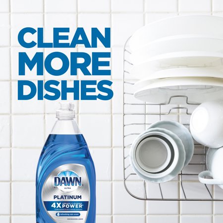 Dawn Platinum Dishwashing Liquid Dish Soap, Refreshing Rain Scent, 16.2 fl oz