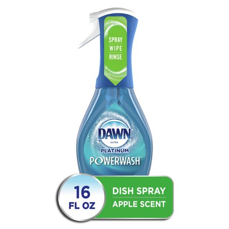 Dawn Platinum Powerwash Dish Spray, Dish Soap, Apple Scent, 16oz