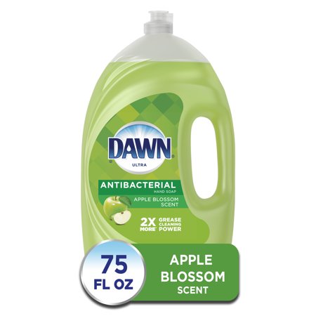Dawn Ultra Antibacterial Liquid Dish Soap, Apple Blossom, 75 fl oz