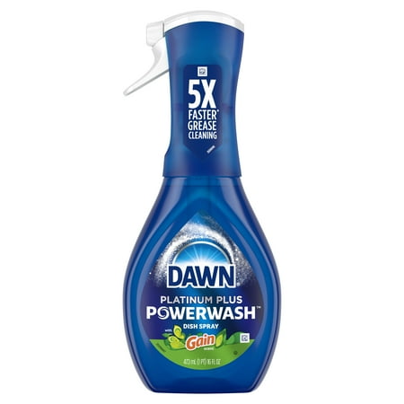 Dawn Platinum Plus Powerwash Dish Spray Gain Scent, 16 fl oz