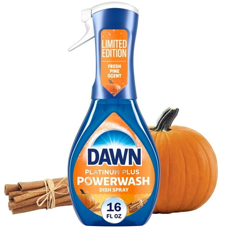 Dawn Powerwash Spray, Dish Soap, Dishwashing Liquid, Pumpkin Spice, 1 Starter Kit, 16 Fl Oz