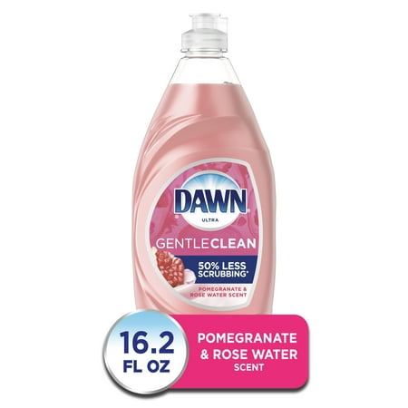 Dawn Ultra Gentle Clean Dishwashing Liquid Dish Soap, Pomegranate & Rose Water Scent, 24 Fl Oz - WALMART