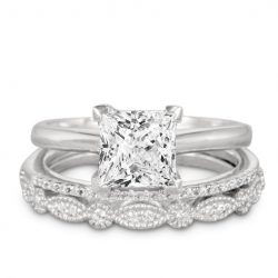 Princess Wedding Ring Set 2 Carats HUGE Price Drop at Walmart!