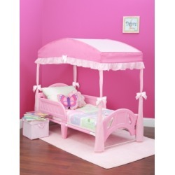 Delta Children Toddler Bed Canopy, Pink, Pink