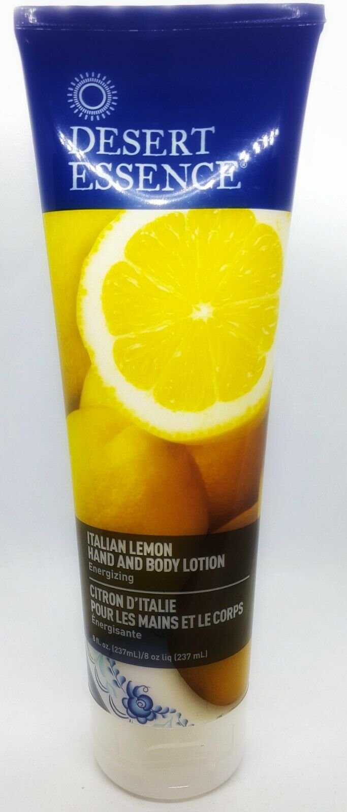 Desert Essence Italian Lemon Hand & Body Lotion - 8 Fl Ounce - Energizing