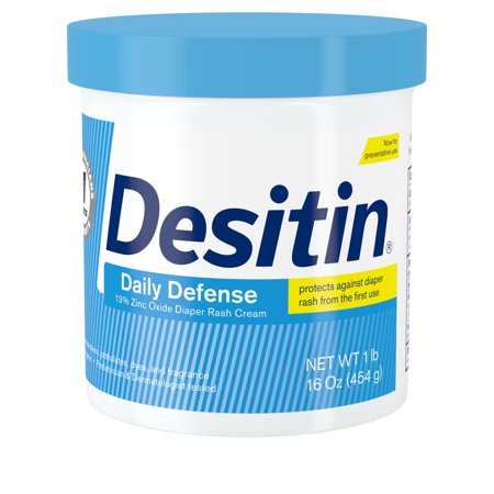 Desitin Daily Defense Baby Diaper Rash Cream with Zinc Oxide, 16 oz