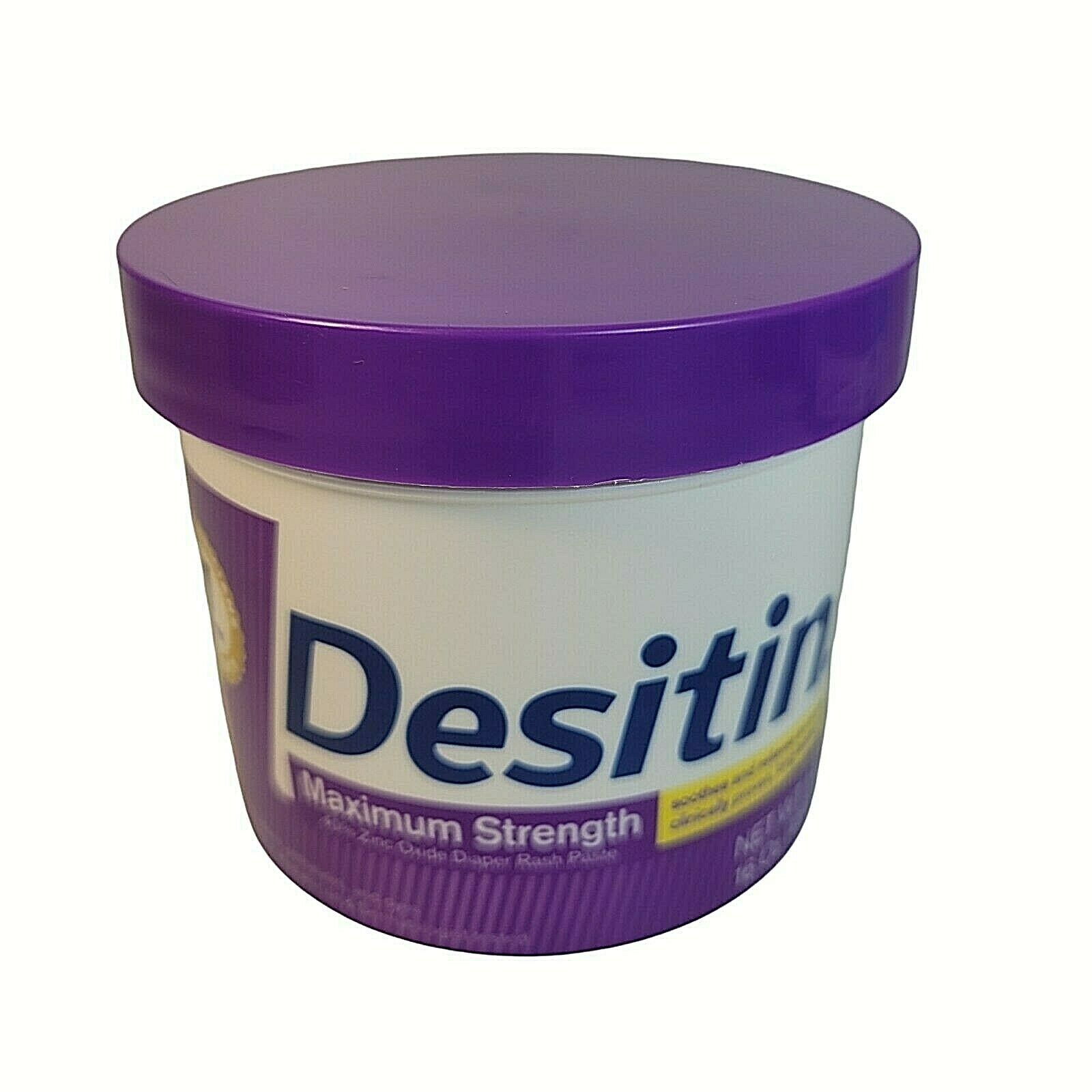 Desitin Maximum Strength Diaper Rash Cream w/ Zinc Oxide 16 oz DAMAGED tub Pics!