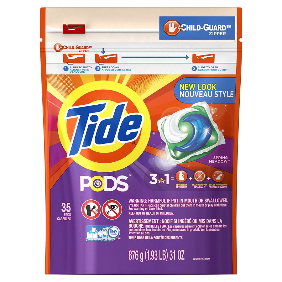 Detergent Pods Spring Meadow0.89oz x 35 pack