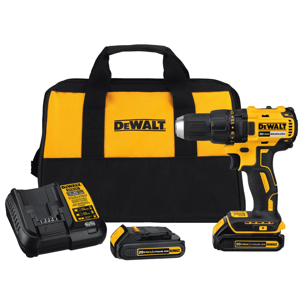 DEWALT 20-volt Max 1/2-in Brushless Cordless Drill (2-Batteries Included and Charger Included) on Sale At Lowe's
