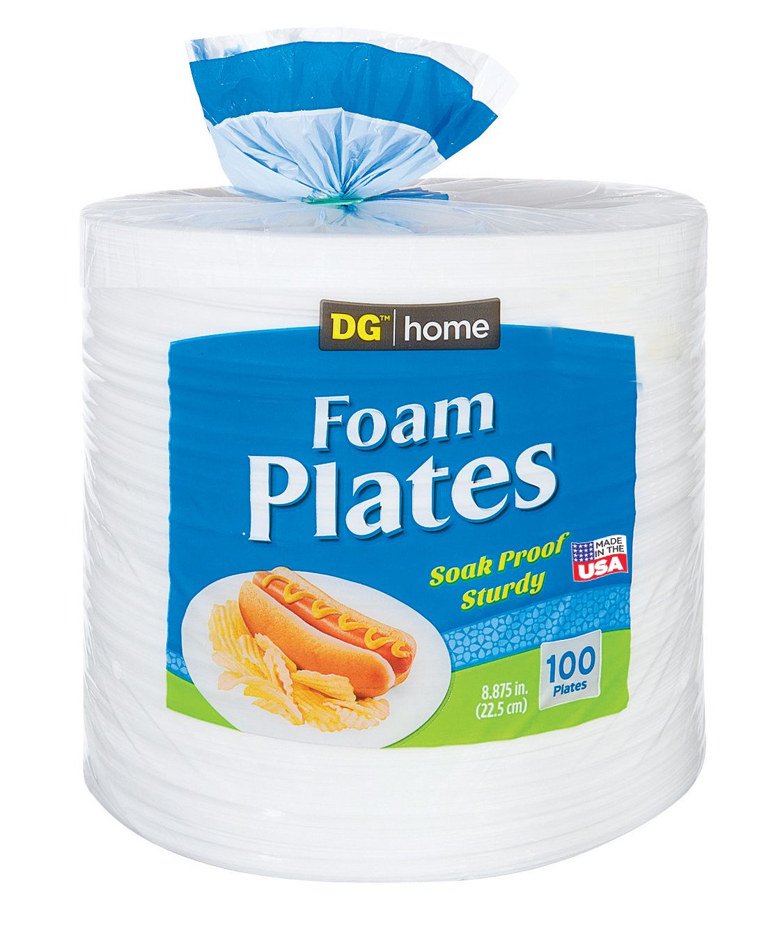 DG Home Foam Plates, 100 Ct. on Sale At Dollar General