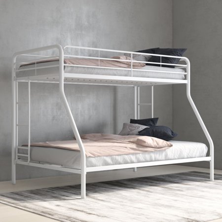 Dhp twin over full metal bunk bed frame, multiple colors