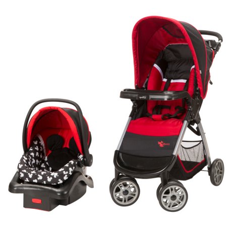 Disney Baby Mickey Mouse Amble Quad Travel System, Mickey Silhouette