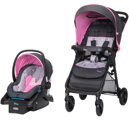 Disney Baby Minnie Mouse Smooth Ride Travel System, Minnie Happy Helpers