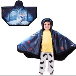 Disney Bedding | Frozen Ii Olaf Snuggle Wrap, Hoodie Blanket | Color: Blue | Size: Os